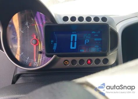 2015 Chevrolet Sonic Lt Auto из США, поврежденный, VIN 1G1JC5SH6F4199206